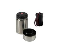 ILSA Portavivande termico in acciaio inox 18/10 e ABS con custodia L 0,5 - argento acciaio inox 11040500IVV