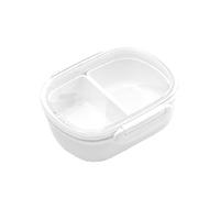 Portavivande termico - Disposizione a tre camere, struttura portatile riscaldabile, contenitore per adolescenti resistente ai liquidi da 8,86*6,69*1,93 pollici, set di preparazione dietetica riutilizz