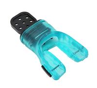 Portavoce di Immersione Termoplastica Regolabile per Immersioni Comode, Adatto a Tutti, Lunghezza di 3,9 Pollici (Montagne verdi)