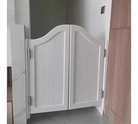 Porte a battente a 2 pannelli, chiusura automatica in stile occidentale divisorio per decorazione domestica, superficie liscia, facile installazione a vite