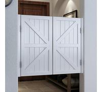 Porte a battente bianche in stile occidentale per cucina e bagno, porta a mezza vita a battente, perfette per bar cowboy, pub, armadi, corridoi, 85 cm x 107 cm