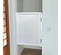 Porte a battente con cerniere, divisorio a mezza vita dipinto ecologico per porta, corridoio, bagno, uscita