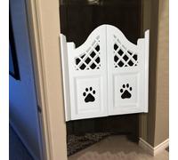 Porte a battente con decorazione a forma di zampa di gatto, fissaggio a vite, stile fisarmonica per balcone, bagno, soggiorno, porta a mezza vita