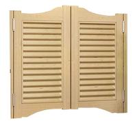 Porte a battente in legno massello con cerniere a molla a doppia azione per la decorazione della cucina e del bar
