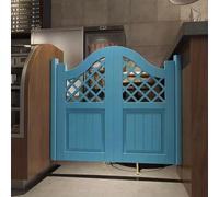 Porte a battente in legno massello con chiusura automatica, ideali per decorazioni in stile occidentale, portico interno e cancello di recinzione d'ingresso
