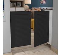 Porte a battente in legno massello, decorazione occidentale per feste, con cerniere, per cucina, bagno, bar e feste