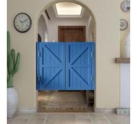 Porte a battente in legno massello for bar - Porte a chiusura automatica for saloon da cucina - Porte divisorie resistenti con funzione di oscillazione bidirezionale(Dark Blue,75x80cm)