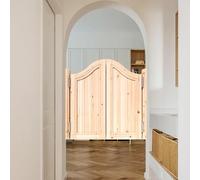 Porte a battente in legno massello, larghezza 81,3-121,9 cm, porta interna bidirezionale, per bancone della cucina e del negozio, porta con cerniera di 91,4 cm di altezza, decorazione rustica per