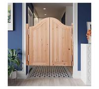 Porte a battente interne del salone in stile occidentale non finite, porte a battente del caffè d'ingresso negozio di cucina(W110xH90cm/43.3"x35.4")