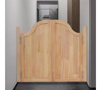 Porte a battente moderne per porta da caffè, larghezza 70-140 cm, in legno massello, divisorio bidirezionale, porte aperte per saloon nero, con cerniere in metallo, per cucina e bar