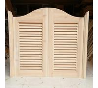 Porte a battente per bar, divisorio interno in legno massiccio con cerniera in metallo e kit di accessori per una facile installazione di decorazioni per cucina e bagno