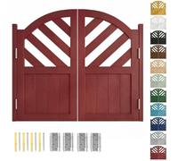 Porte a battente per bar, doppie porte saloon in legno, con cerniere | Porta basculante, Porte Oscillanti Chiusura Automatica, porta battente per cucina camera da letto(Rosso,W118 x H100cm)
