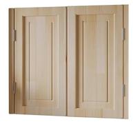 Porte a battente per bar, Porta a battente for saloon, cerniere a molla in legno massello, divisorio for cucina e pub(Wood Color,Door Width 131~140cm)