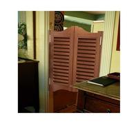 Porte a battente per bar, Porta a battente in legno Saloon, confezione da 2, marrone, diverse misure(W80xH90cm(31 1/2"x35 3/8"))