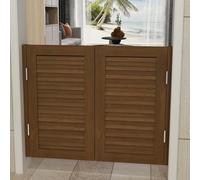Porte a Battente per Bar, Porta a Battente in Stile Moderno con Cerniere, Elegante Decorazione del cancello d'ingresso, Porta a Battente per dispensa, Bagno (Colore: D,
