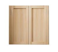 Porte a Battente per Bar, Porta a oscillanti per Interni in Legno massello, caffè Bar Saloon Door,Porte A Mezza Vita con Chiusura Automatica,Natural Wood Color,135x90cm