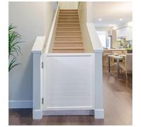 Porte a Battente per Bar, Porta a oscillanti per Interni in Legno massello, caffè Bar Saloon Door, Porta Singola, A Mezza Vita con Chiusura AutomaticaWhite,Bianca,90x90cm（35.4X35.4）