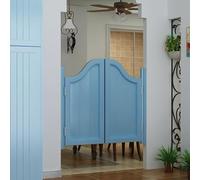 Porte A Battente per Caffè Bar Saloon, Porte Oscillanti per Interne in Legno Massello, Porta Divisoria Chiusura Automatica con Cerniere per Entrata Cucina Ristorante Decorazione(D,W 47.2xH 35.4 IN)