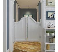 Porte a battente per interni in legno massiccio con cerniere a chiusura automatica per la divisione dell'ingresso della cucina e del ristorante