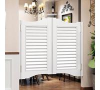 Porte a battente per interni, stile occidentale, chiusura automatica in legno, ideale per bar, portico, bancone d'ingresso