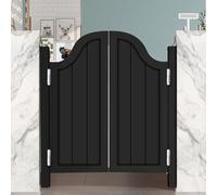 Porte a battente per saloon bar, porta a battente in legno con cerniere in metallo, porta occidentale a mezza vita per bar, ristorante, camera da letto, portico, scale, ingresso divisorio (nero, 71 x