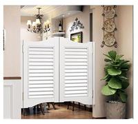 Porte a battente per saloon Cafe chiusura automatica, resistente, doppia azione, porte divisorie a cerniera, larghezza 50,8 cm, ideale per l'ingresso di pub e portico, bianco, 142,2 x 91,4 cm (142 x