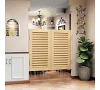 Porte a battente personalizzabili con cerniere in acciaio inossidabile, porta a battente interna in legno massello, porte del salone con chiusura automatica (C, 100 x 100 cm)