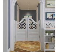 Porte a battente personalizzabili con cerniere in acciaio inossidabile, porta a battente per interni in legno massello, porte del salone con chiusura automatica (B, 70 x 120 cm)