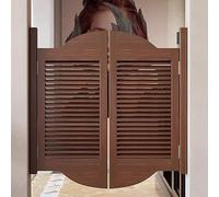Porte a battente personalizzabili for bar, porte a battente in legno massello for interni, porte for saloon bar, con chiusura automatica, con cerniere in acciaio inossidabile(D,80x100CM)