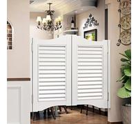 Porte a battente, porta a battente doppia fatta a mano in stile retrò for bar, porta a battente for saloon bar con apertura bidirezionale for bancone del corridoio(Wit,31.5inx35.4in)