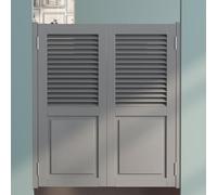 Porte a battente - Porte interne in legno massello, chiusura automatica per bar e portico