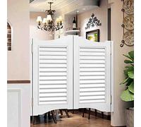 Porte a battente retrò per saloon - porte divisorie in legno massello per bar e cucina - chiusura automatica stile cowboy mezza vita porta - elegante decorazione rustica per la casa