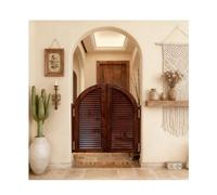 Porte a battente, set di porte for saloon Premium in pino con ferramenta - Doppia moderna fattoria for ristoranti, negozi, decorazioni, facile da installare(A,W75xH90cm(29.52x35.43in))