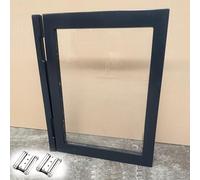 Porte a battente trasparenti con cerniere, porta a battente interna per un facile accesso e divisione dello spazio