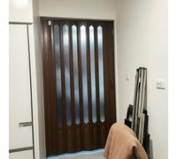 Porte a fisarmonica molto ampie, per uso interno, design oscurante scorrevole con pannello in plastica, ideale per la cucina