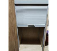 Porte a libro Domenica piccole porte rotolate con traccia, Porta del gabinetto personalizzabile con maniglia, per armadi/armadio/armadio scarpe(46x32in/117x81cm)