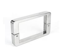 porte a mano, tetto a mano, Maniglia for porta doccia tubolare in vetro, distanza tra i fori 145 mm, manopola for cabina doccia in acciaio inossidabile, spinte(White)