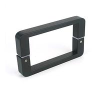 porte a mano, tetto a mano, Maniglia for porta doccia tubolare in vetro, distanza tra i fori 145 mm, manopola for cabina doccia in acciaio inossidabile, spinte(Black)