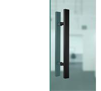 porte a mano, tetto a mano, Maniglia for porta Maniglia for porta scorrevole commerciale in acciaio inossidabile resistente nera/Maniglia for porta in vetro/Maniglia for porta del fienile - Maniglia a