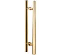 porte a mano, tetto a mano, Maniglia for porta scorrevole moderna in acciaio inossidabile Maniglia for barra push pull Maniglia for porta a tubo tondo a doppia faccia H for porta Galss Porta in legno