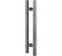 porte a mano, tetto a mano, Maniglia for porta scorrevole moderna in acciaio inossidabile Maniglia for barra push pull Maniglia for porta a tubo tondo a doppia faccia H for porta Galss Porta in legno