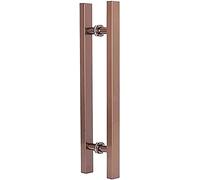 porte a mano, tetto a mano, Maniglie for porte Maniglia for porta in vetro Maniglia for porta doccia con barra a T in acciaio inossidabile oro rosa Maniglia for porta scorrevole Porta in legno(80*60cm