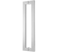 porte a mano, tetto a mano, Maniglie for porte Maniglia for porta push pull di livello commerciale for impieghi gravosi/Maniglia for porta del fienile/Maniglie for porte in vetro Finitura bianca(800*7