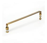 porte a mano, tetto a mano, Manopola for porta doccia tubolare completa, maniglia for porta in vetro for cabina doccia, maniglia di ricambio, lunga 450 mm(Gold)