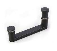 porte a mano, tetto a mano, Pomello for porta in vetro for doccia, maniglia for porta for doccia in acciaio inossidabile, sostituzione delle maniglie for porta della tubula del fienile(Black)