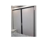 Porte A Soffietto for Interni Della Camera Da Letto, Su Misura Con Telaio In Alluminio E Tessuto Cellulare Con Superficie Resistente All'acqua E Ai Graffi, Anima Solida(29x80in (73.5x203cm))