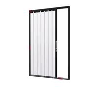 Porte A Soffietto for Interni Ed Esterni Riducono Il Rumore E Regolano La Temperatura Ambiente for Bagno, Doccia, Armadio, Cucina, Dispensa, Con Maniglia E Serratura(44x80in(111x203cm))
