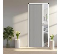 Porte a soffietto for porte, porta doccia retrattile con maniglia e tessuto cellulare, porta pieghevole divisoria for camera da letto/bagno/cucina/ufficio/camper(Gray,W44in/111cm-h78in/200cm)