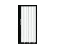 Porte A Soffietto In Alluminio for Interni Porta Scorrevole A Binario for Interni/esterni for Porte, Porte Pieghevoli Plissettate, Tenda for Armadio E Divisorio(31x80in (78.5x203cm))