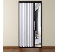 Porte A Soffietto Multiple For Porta, Porta Interna Pieghevole In Alluminio/Divisorio For Porta Scorrevole, Porte Alternative, Facile Da Installare(B,66X80IN(171X203CM))